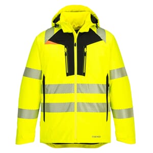 DX4 HI-VIS VINTER JAKKE GUL/SORT